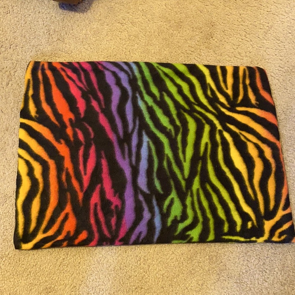 Rainbow Zebra Pillow Case